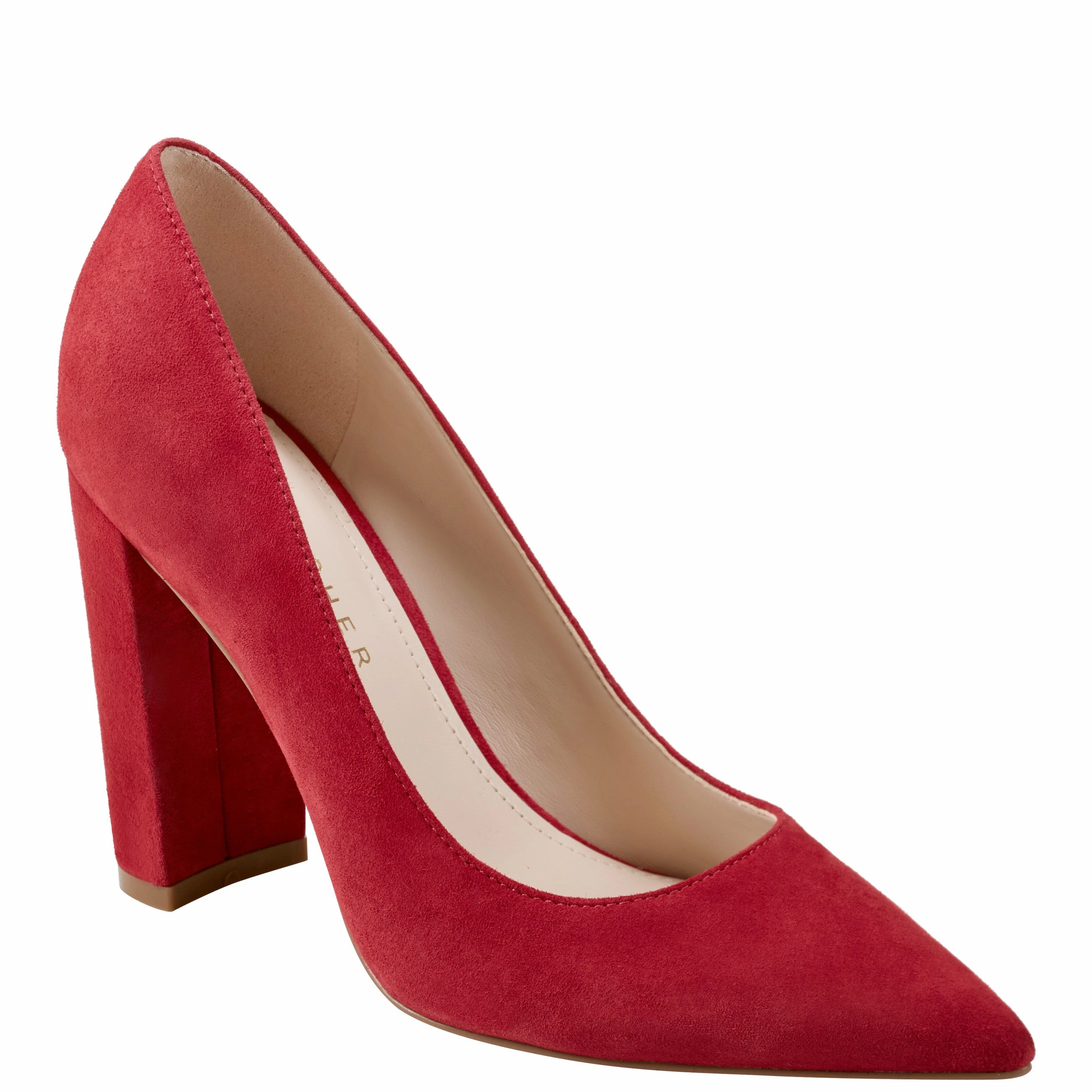 Abilene Block Heel Pointy Toe Pump