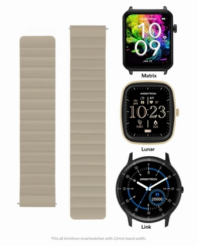 Armitron Connect™ Magnetic Silicone Band | 22mm