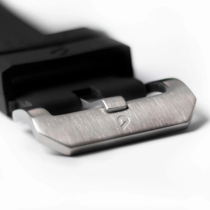 BOLDR Black Druber Rubber Strap 22mm