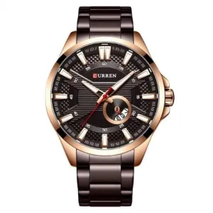 Curren Men's Round Date Watch (Dial 4.6cm) - CUR192