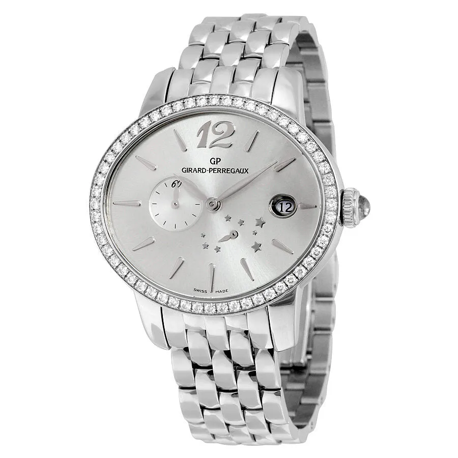 Girard Perregaux Cat's Eye Automatic Silver Dial Stainless Steel Ladies Watch 80486D11A361-11A