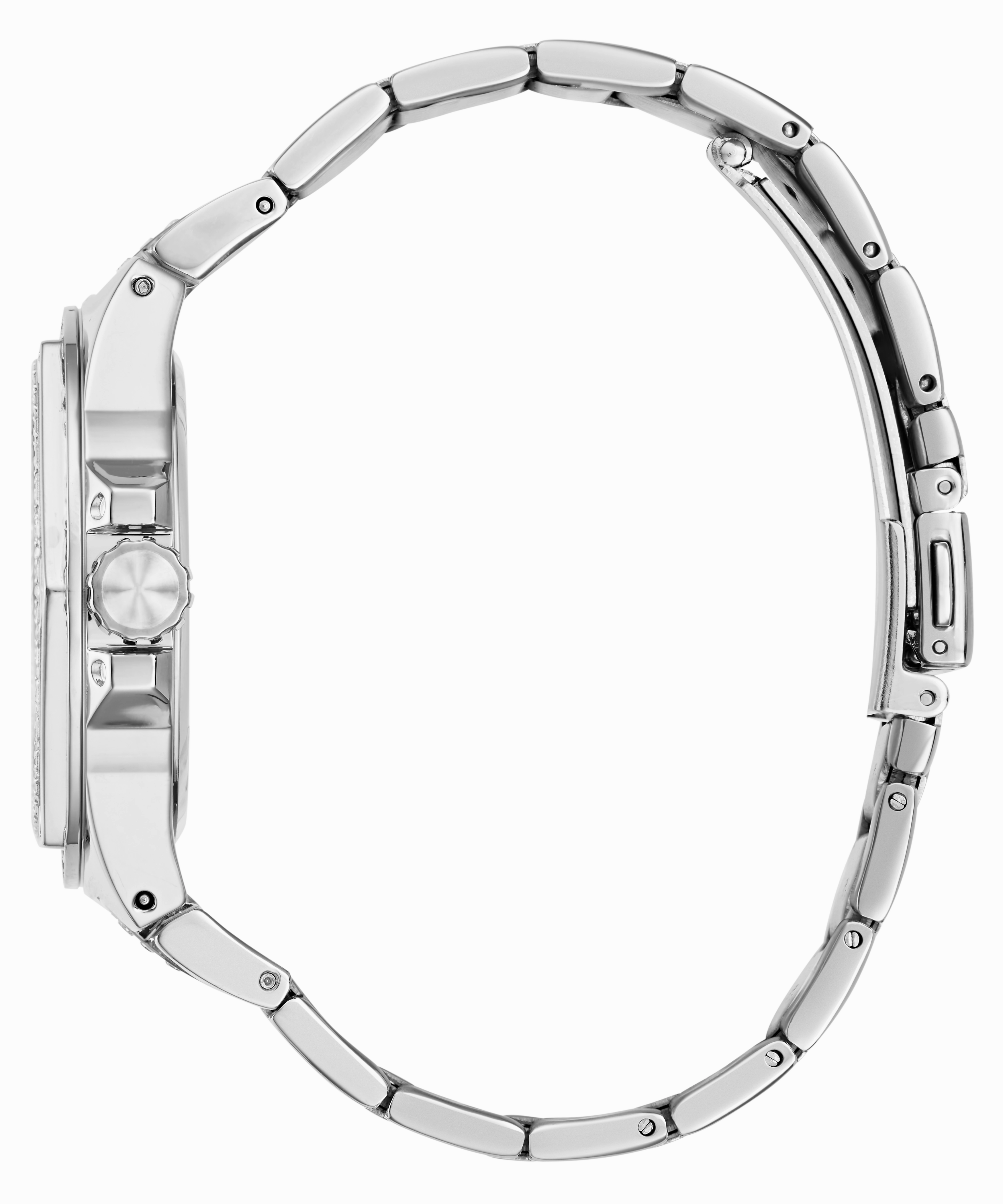GUESS Ladies Silver Tone Multi-function Watch