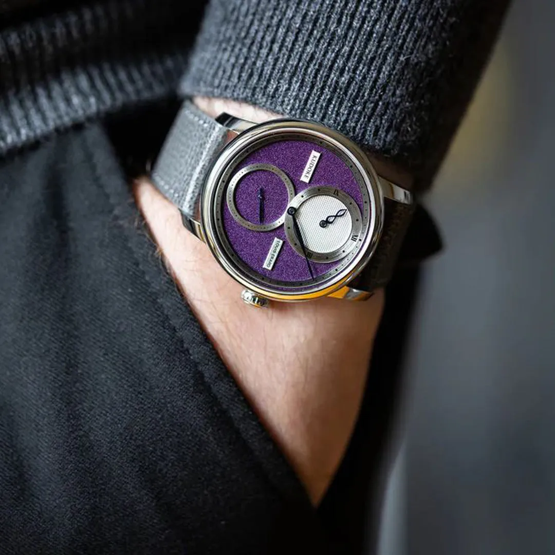 Le Régulateur Louis Erard x Kudoke Purple