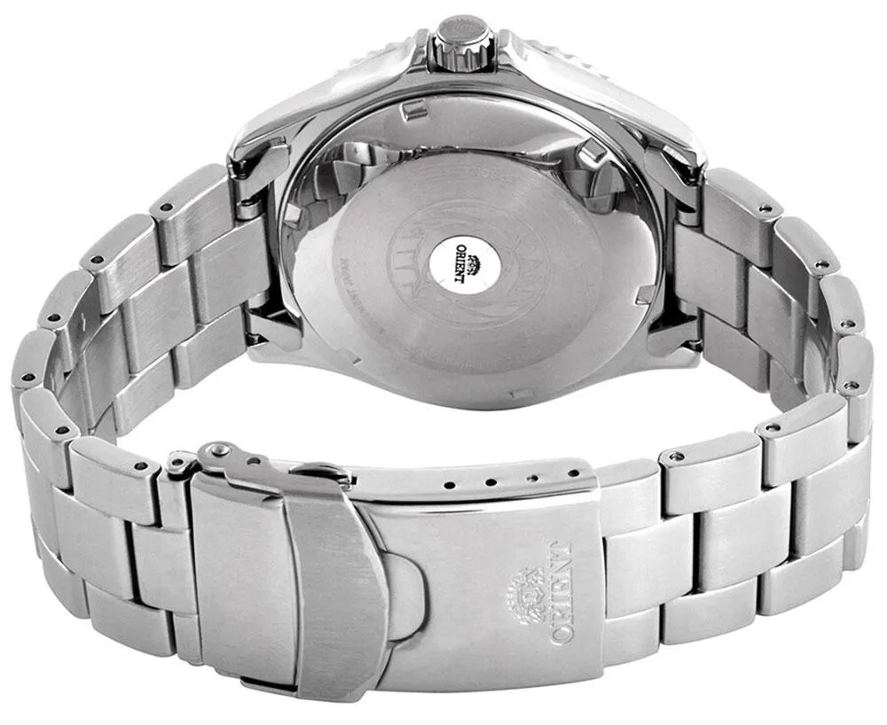 Orient Kamasu Automatic Stainless Steel Black Dial Day-Date Divers Mens Watch RA-AA0001B19