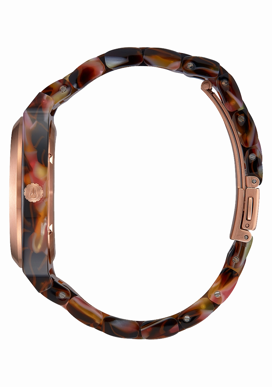 Time Teller Acetate - Rose Gold / Pink Tortoise