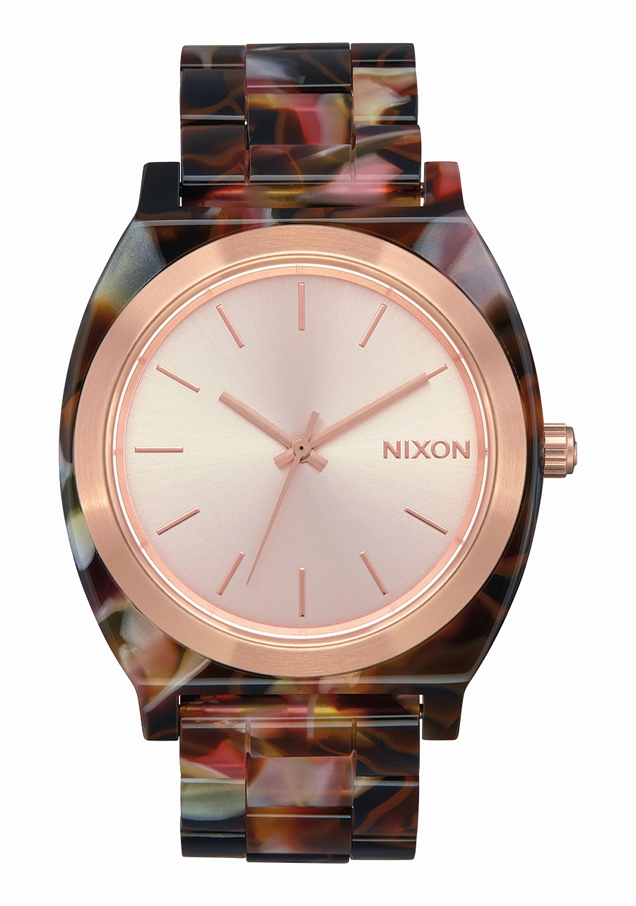 Time Teller Acetate - Rose Gold / Pink Tortoise